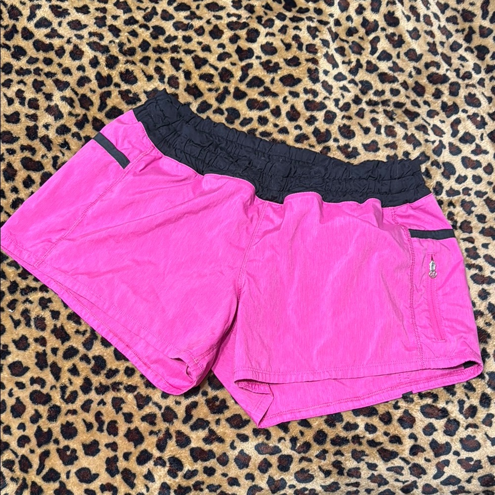 Pink Lulu Lemon Shorts
